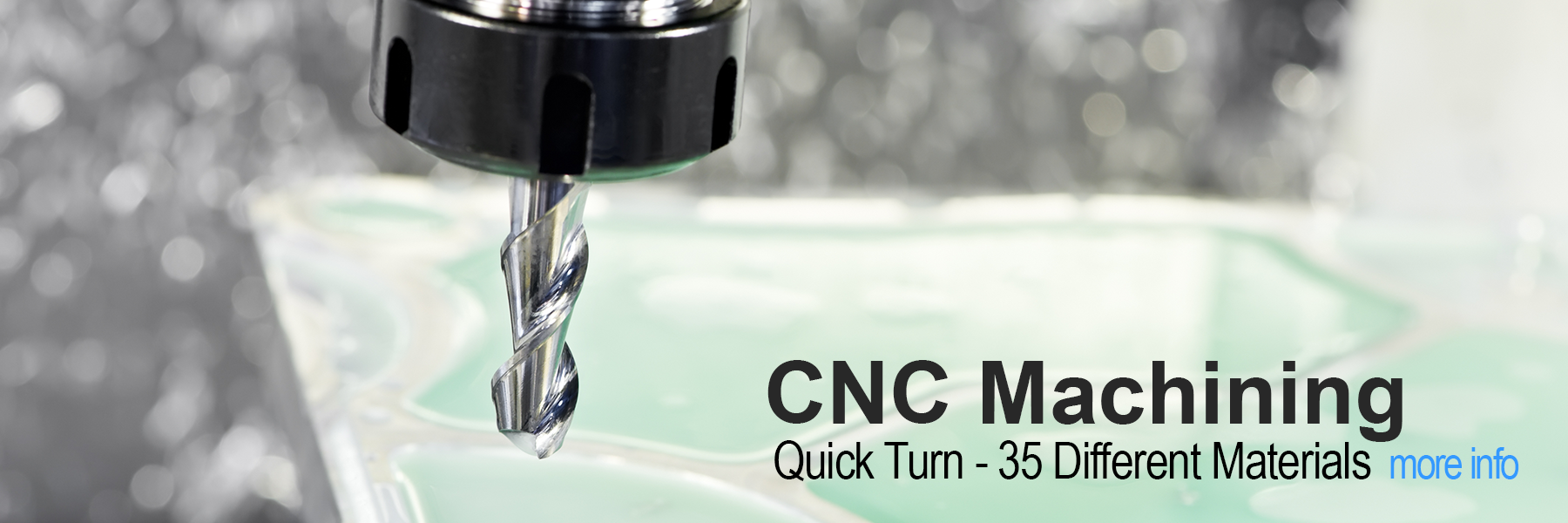 CNC Machining - Quick Turn - Large Selection of Materials